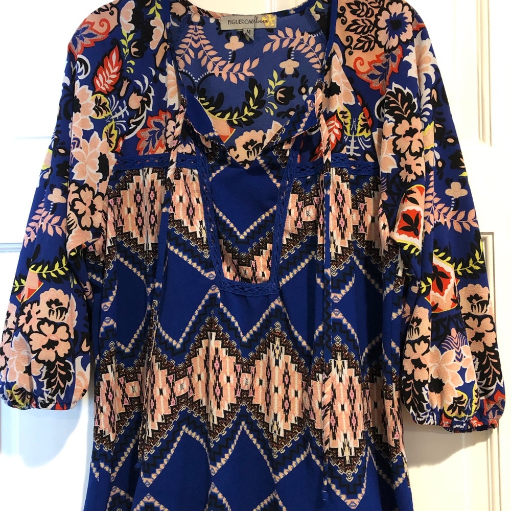 Gorgeous bohemian blouse - Medium, EUC